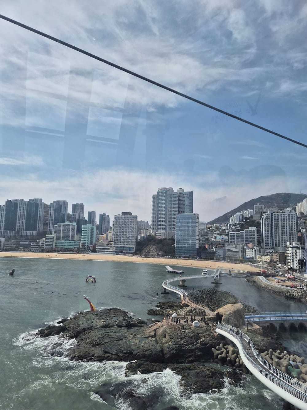 예배 후 송도 케이블카